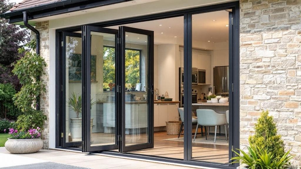 Bi-Fold Patio Door - Professional Entry Doors by Windows & Doors contractors