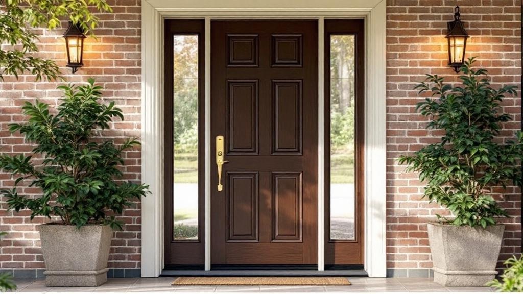 Entry Door with Sidelights - Professional Entry Doors by Windows & Doors contractors