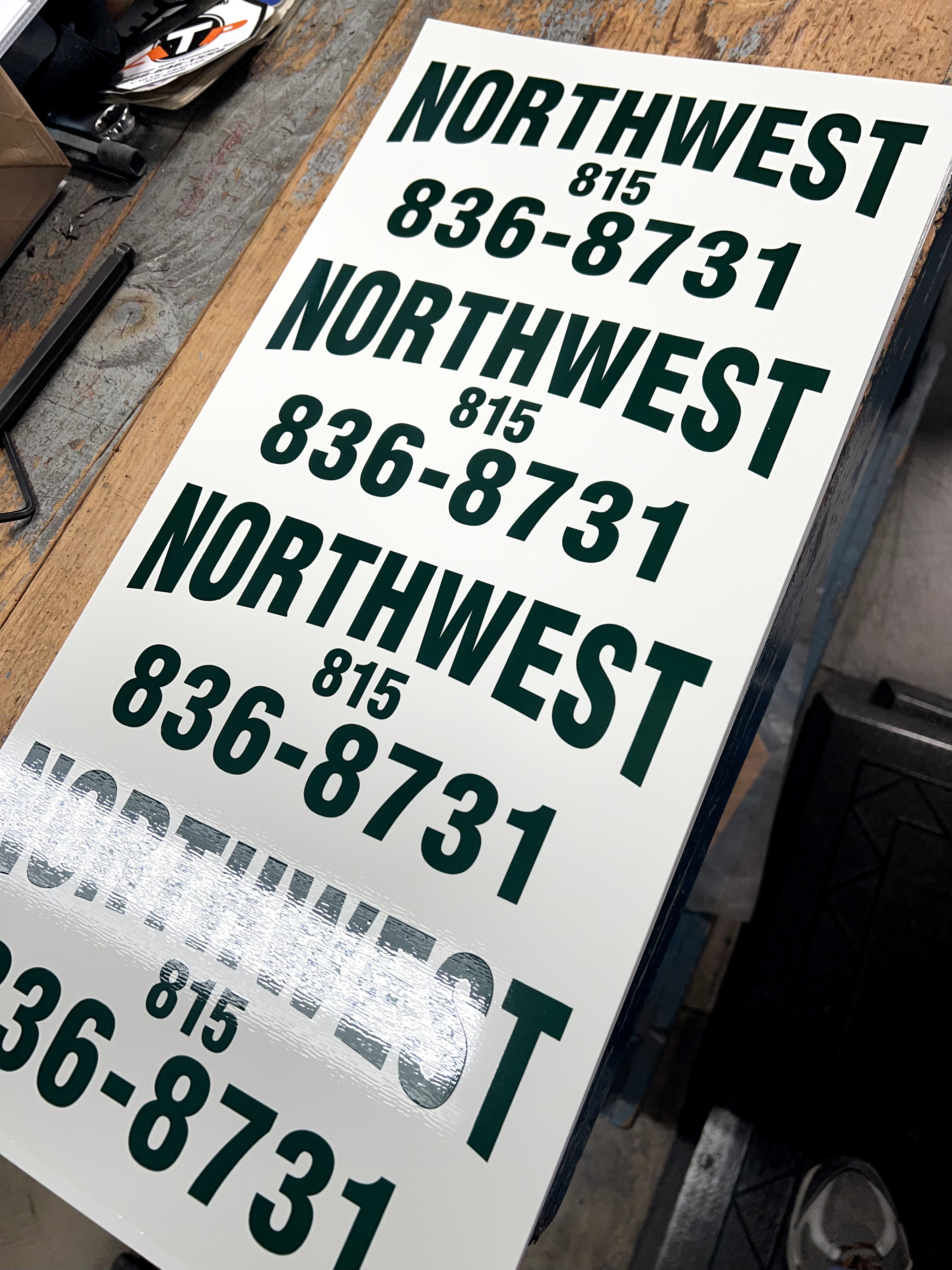 green rectangle Other Sign