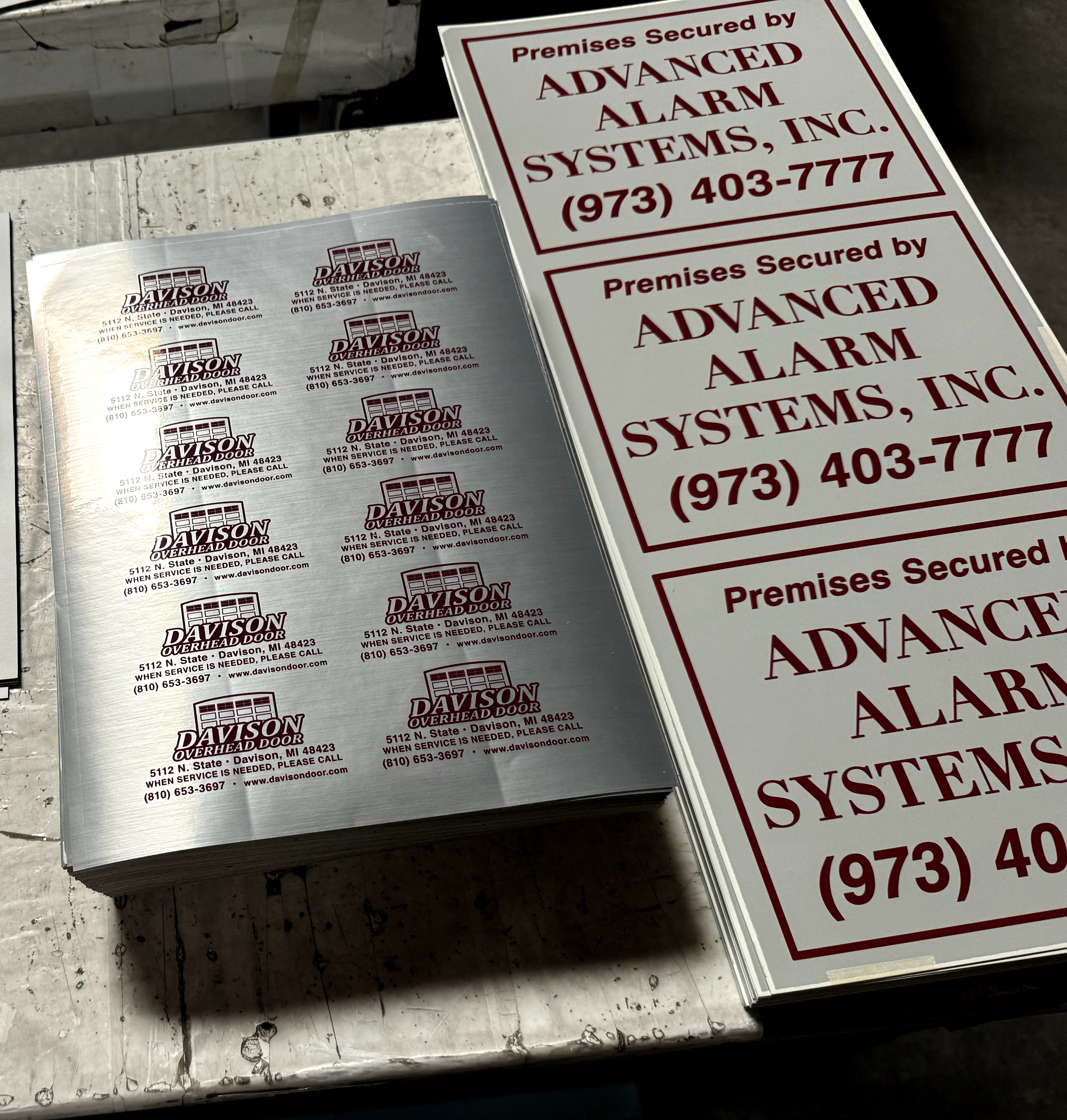 ADVANCED ALARM SYSTEMS, INC.