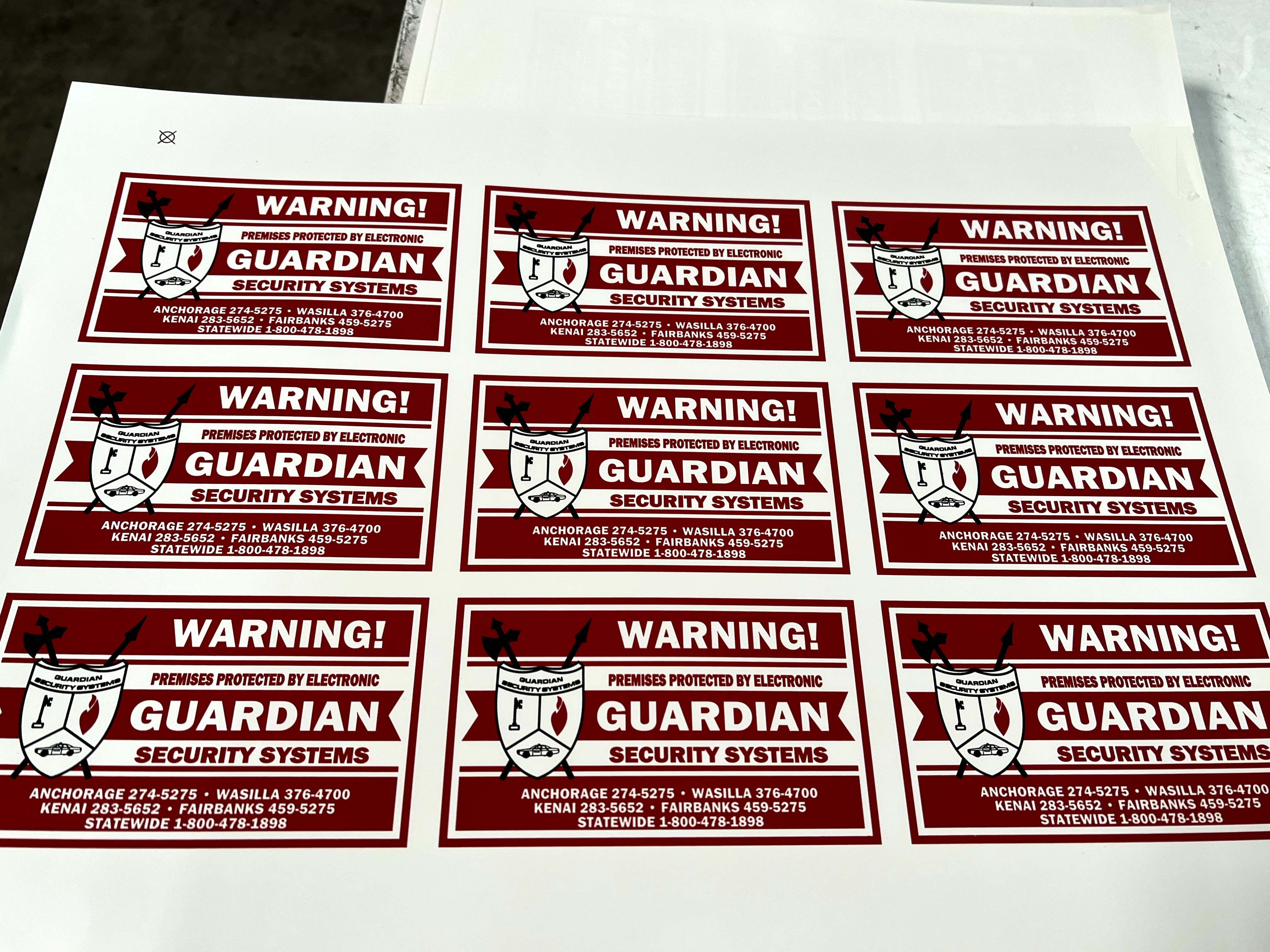 GUARDIAN SECURITY SYSTEMS