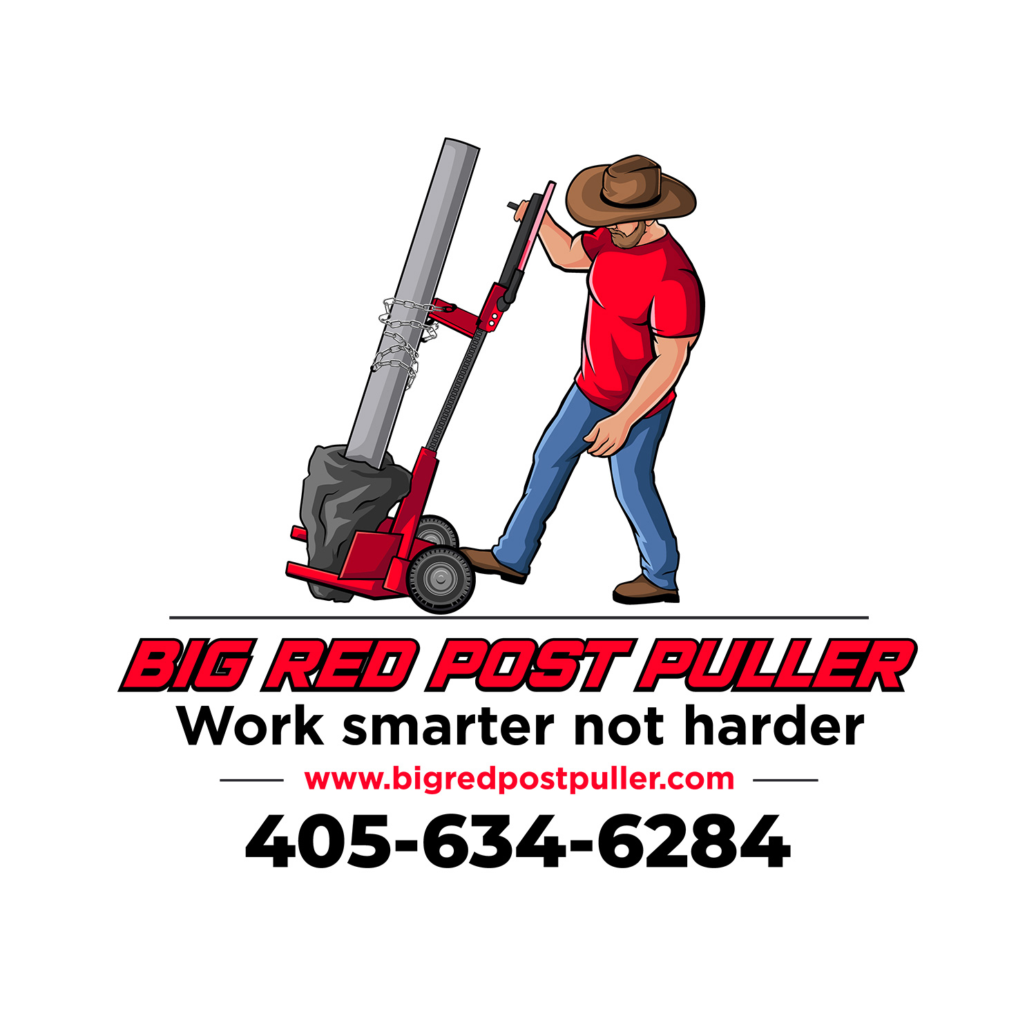 Big Red Post Puller logo