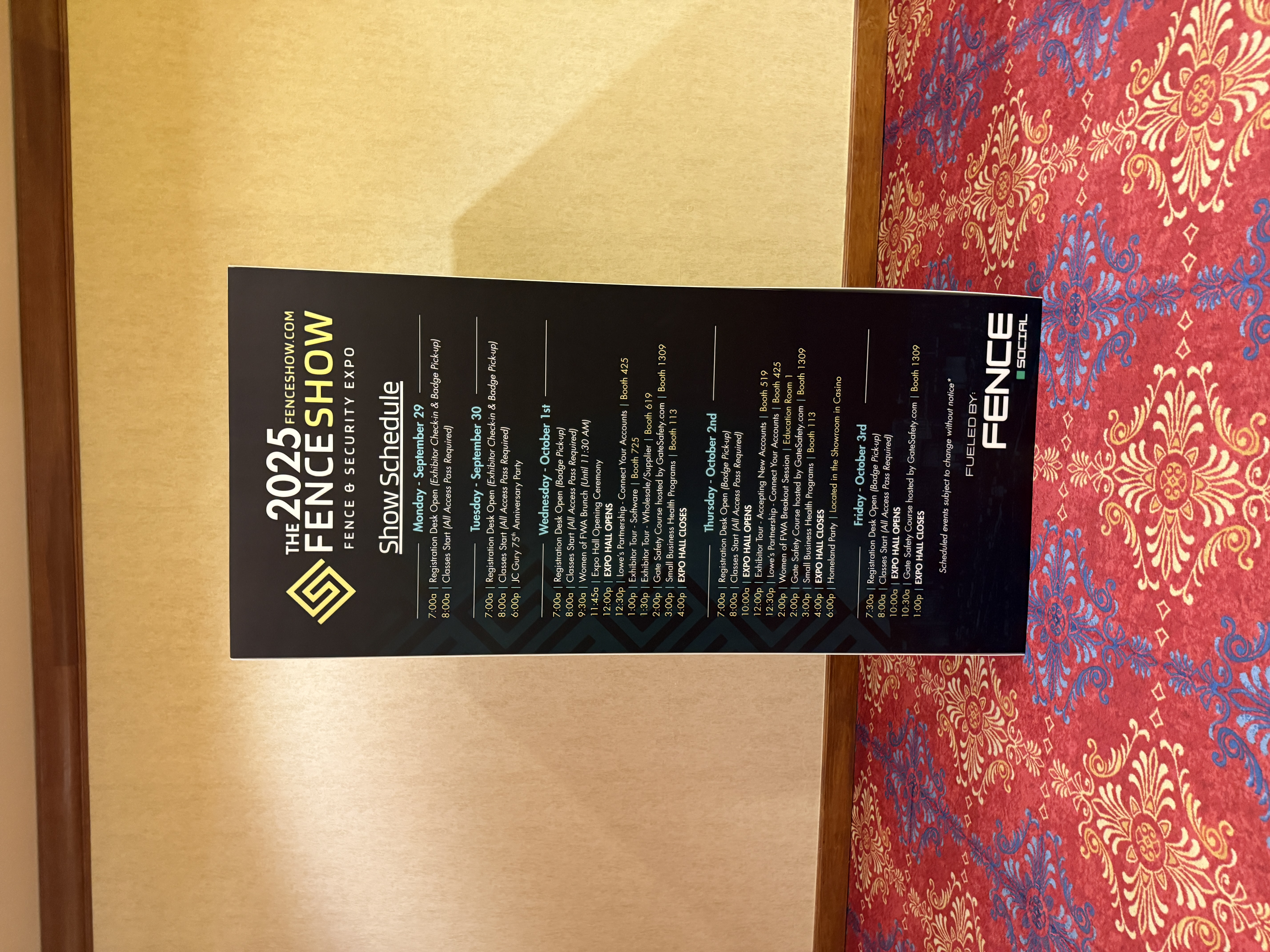 2025 Fence Show & Security Expo