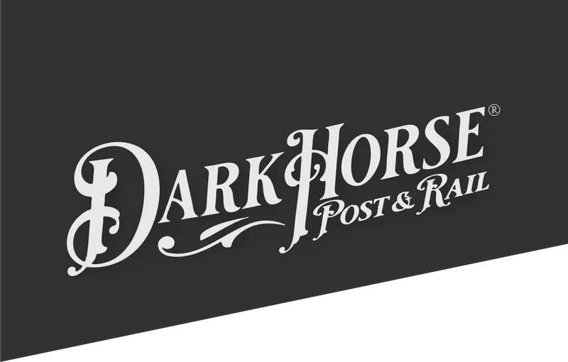 Dark Horse Post and Rail company logo